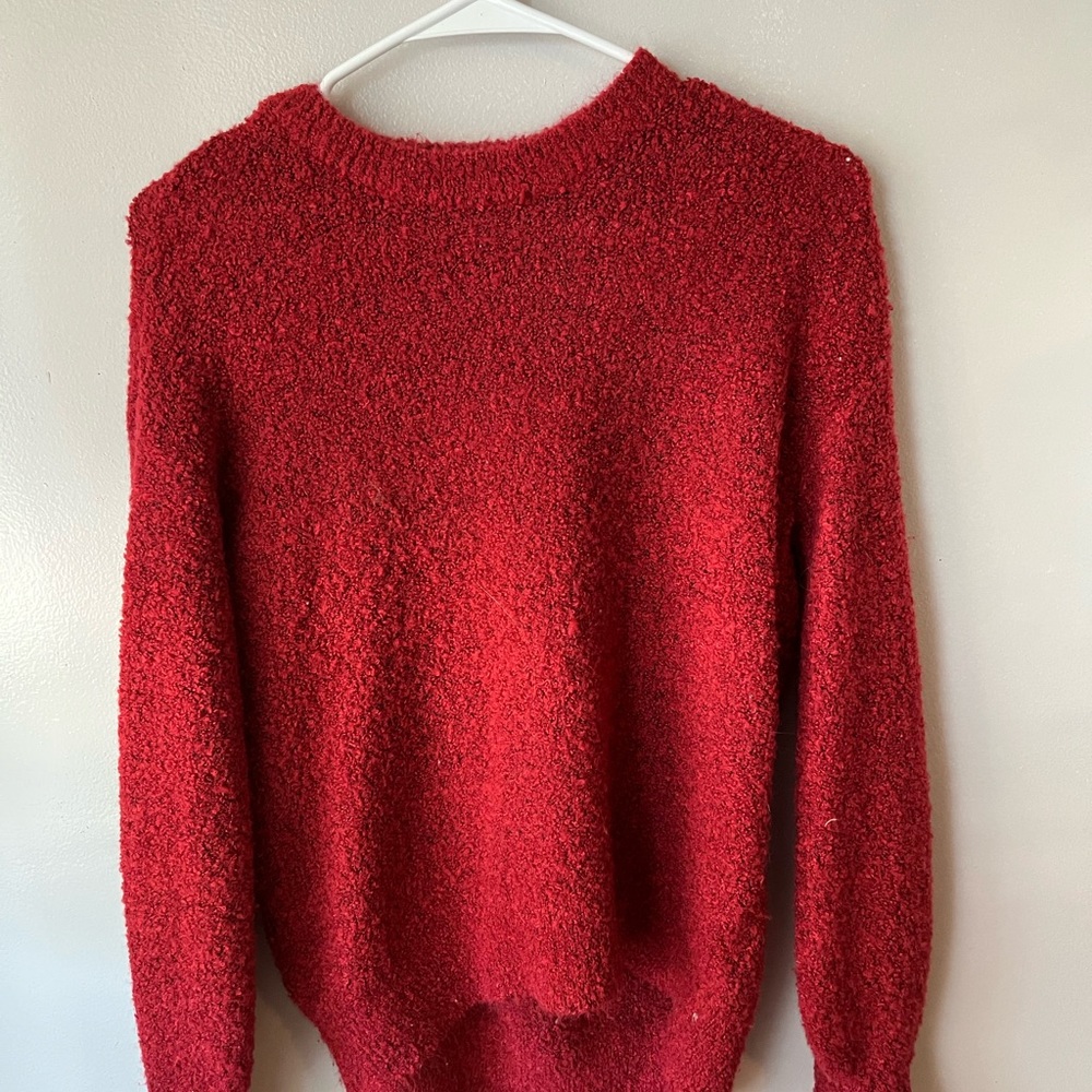 Red Knitted Sweater